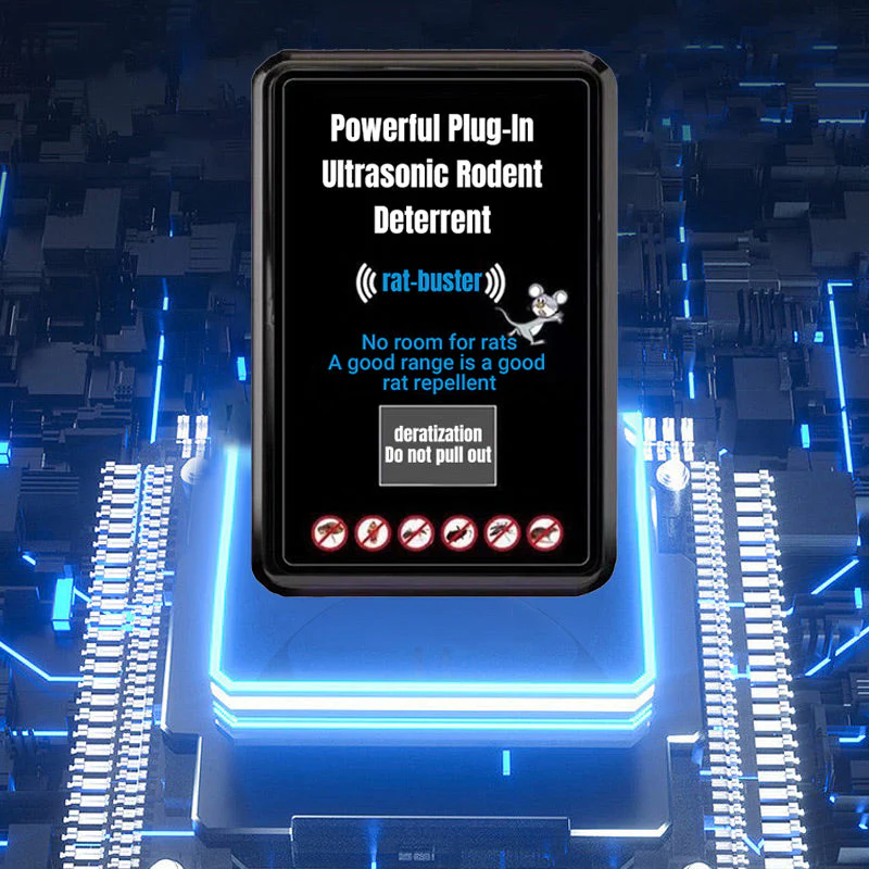 🔥2025 Hot Sale🔥Powerful Plug-In Ultrasonic Rodent Deterrent