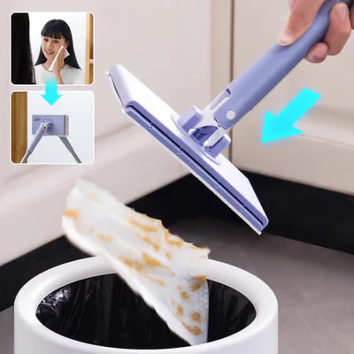 💥HOT SALE💥Automatic wet wipes, cleaning mop【multi-purpose for bedroom, bathroom and kitchen】💞does not dirty hands, very convenient💞