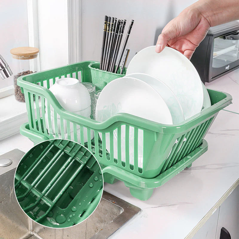 Modernes Geschirr-Abtropfgestell für die Küche