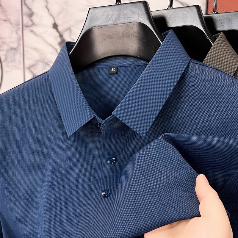🌟High-end men's business shirt, wrinkle-resistant and non-iron👕