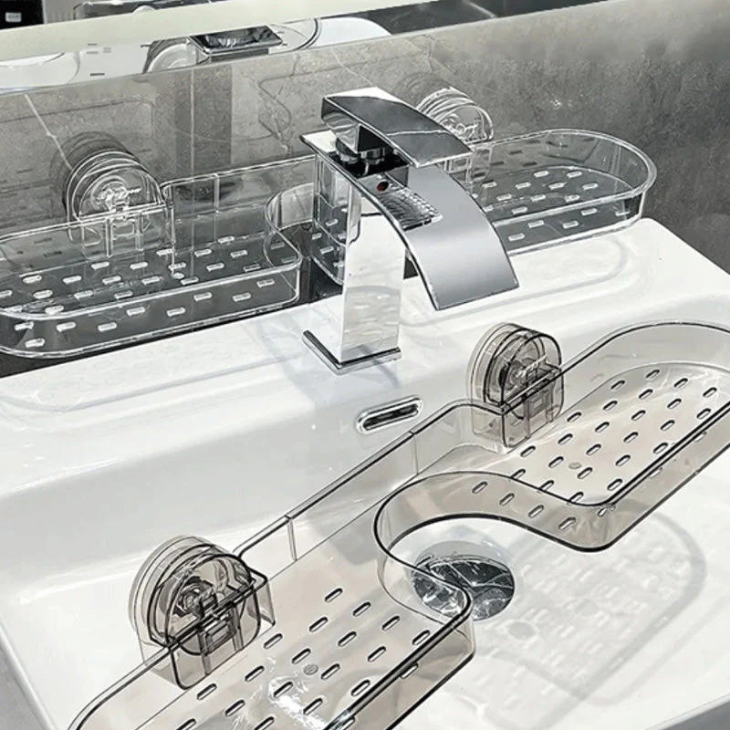 Suction Cup Shelf Organizer No Drilling Required