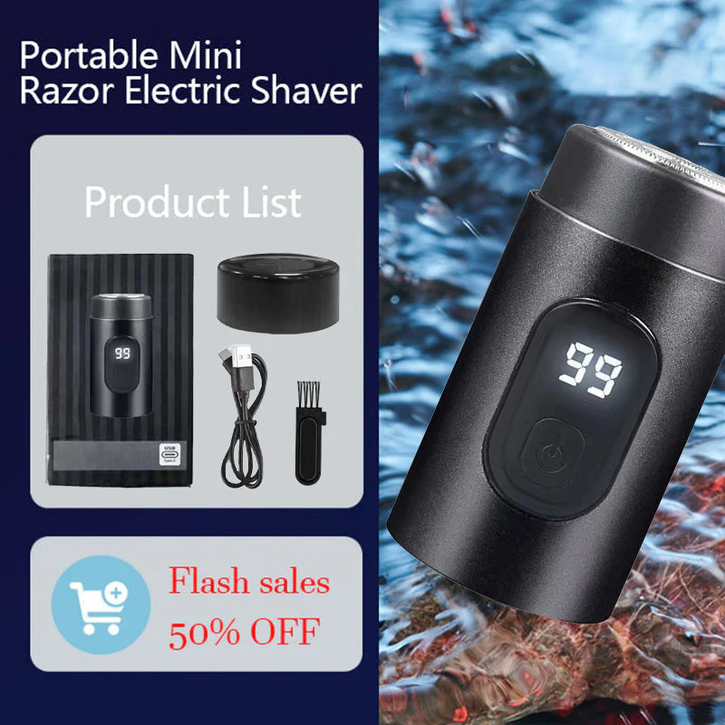 🔥50% OFF!!🔥Newest Mini Portable Electric Shaver