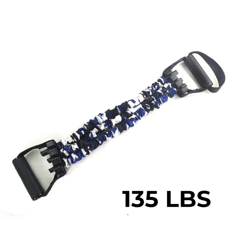 💪3-Way Natural Latex Resistance Band - Full Body Stretching & Strength Training