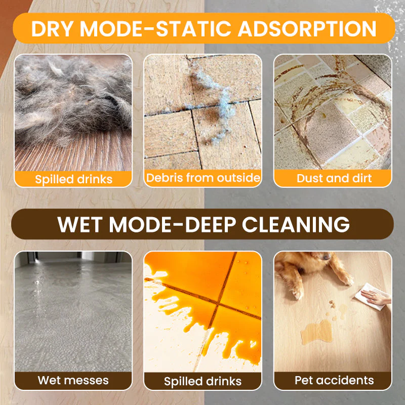 🔥2025 Hot Sale🔥Multifunctional Broom Mop Cleaning Cloth Cover