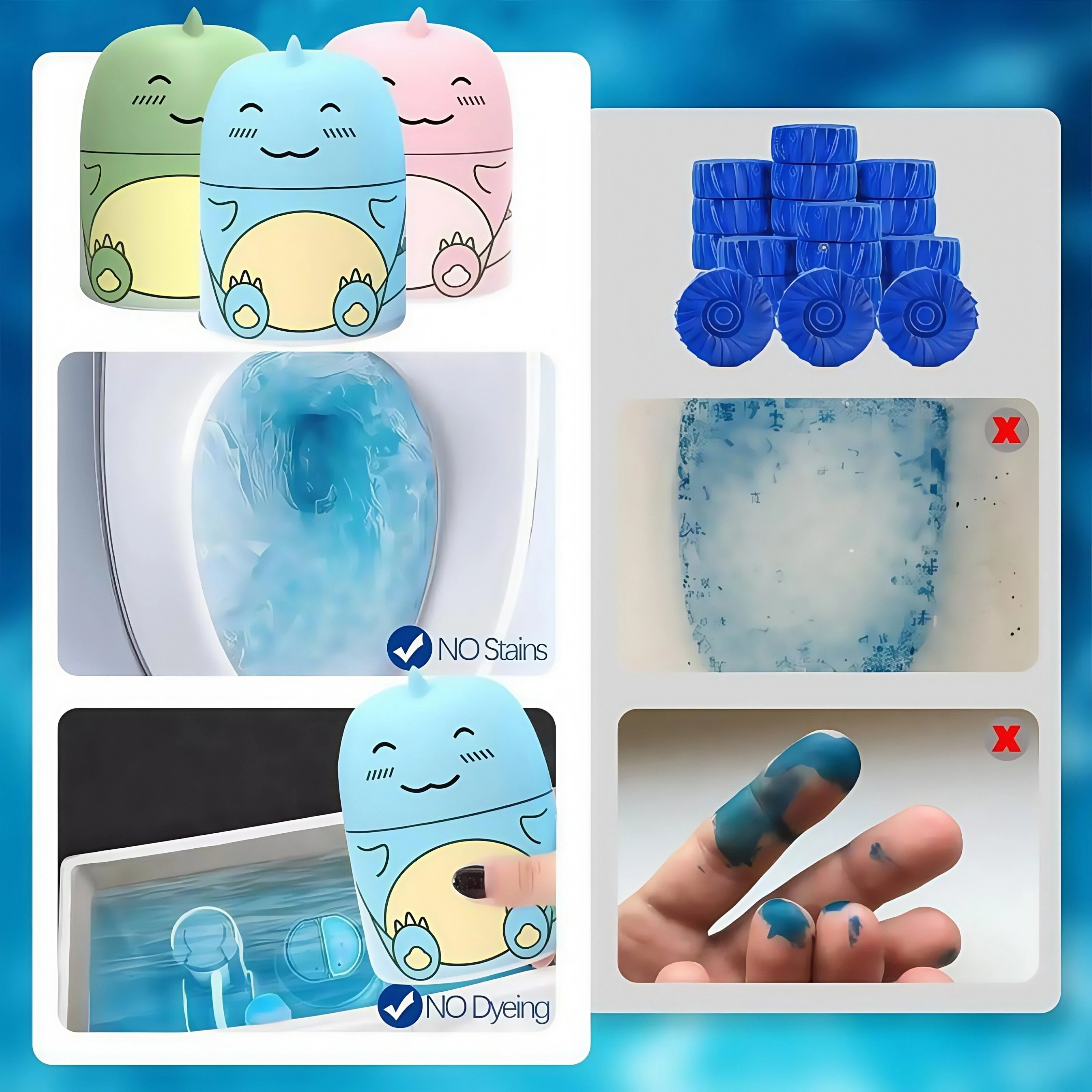 Limited Time Offer 🔥-✨Blue Bubble Toilet Bowl Cleaner