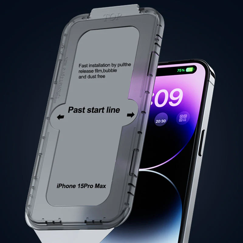 Tempered Glass Anti-peeping Screen Protector For iPhone