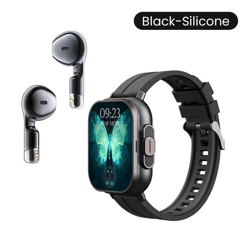 🔥2025 new hot sale🔥 2-in-1 Bluetooth Earphones Smartwatch