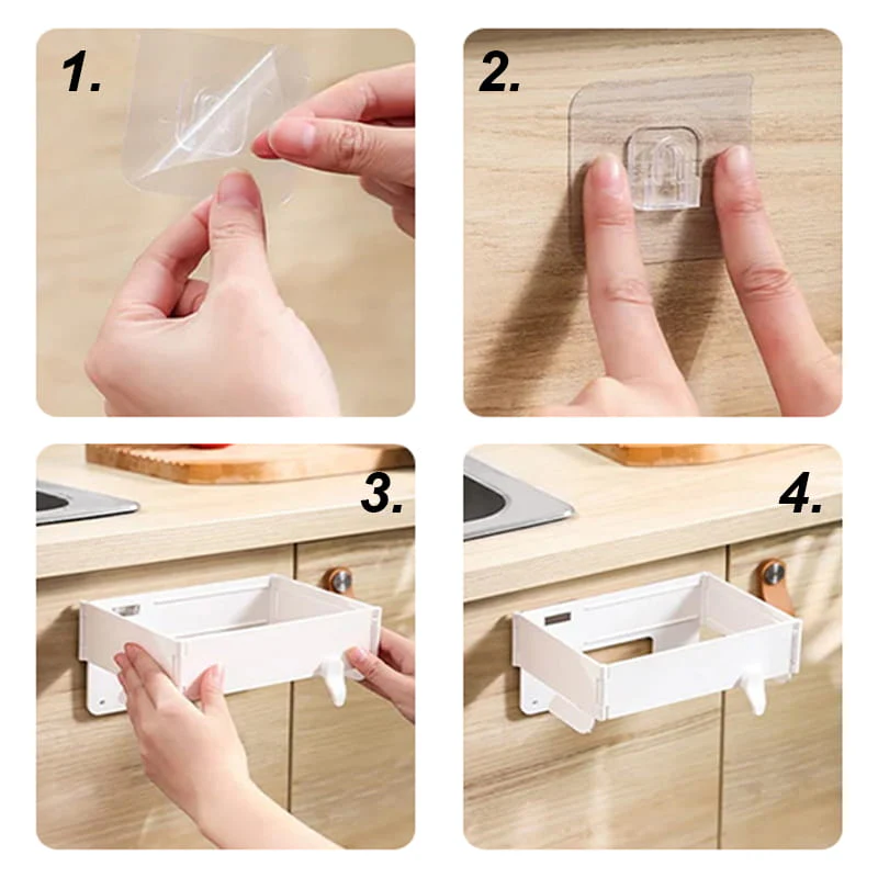 🔥Hot Promotion 49% Off🔥Wall-Mounted Foldable Garbage Bag Holder for Kitchen