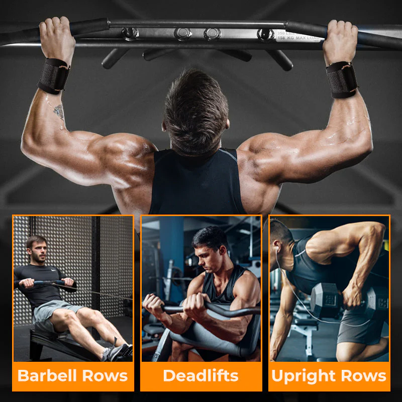 🔥Heavy Duty Weight Lifting Wrist Hook Straps