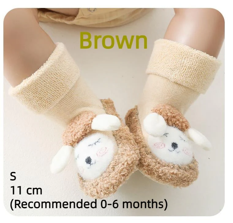 🎁Best Christmas Gift For Girls 50% OFF💖Baby Cartoon Plush Cotton Toddler Shoes
