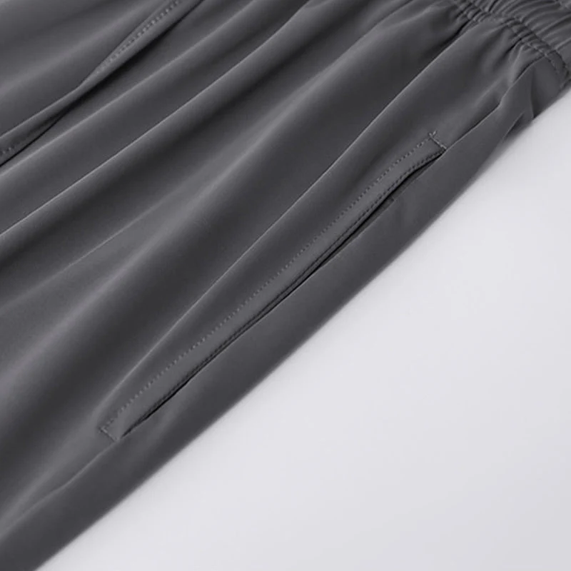 Casual Cool Feeling Drawstring Wide Leg Pants