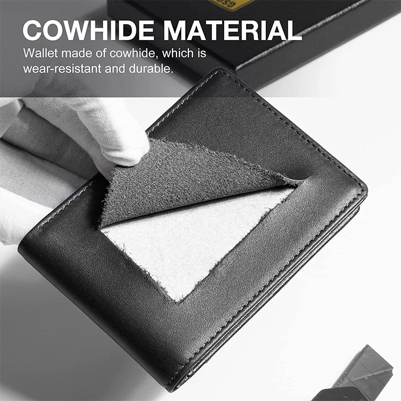 🔥Father's Day Sale -60% OFF!-Men's Slim Wallet with RFID Blocking🎁BUY 2 FREE SHIPPING