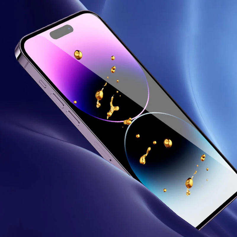 Tempered Glass Anti-peeping Screen Protector For iPhone