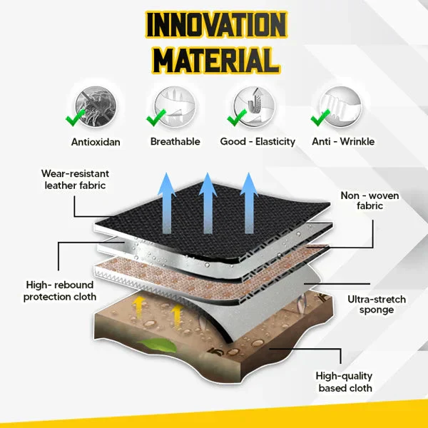 🚗Breathable and non-slip cotton car seat covers