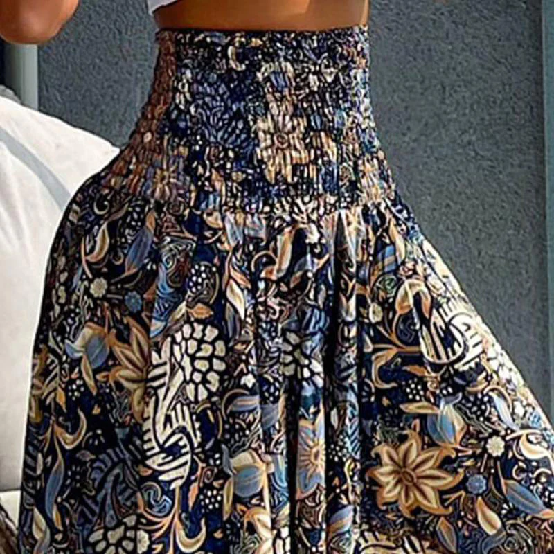 🔥2025 New Arrival🔥 casual fashion floral skirt with half body