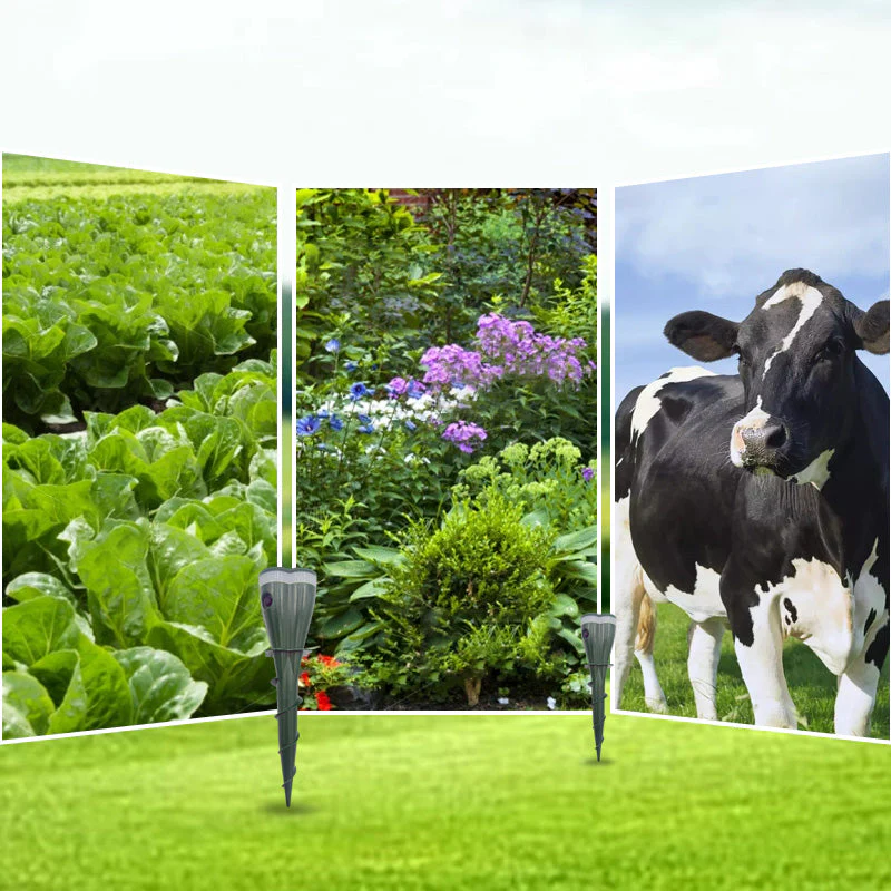 Solar Powered Waterproof Screw Mole Repellent