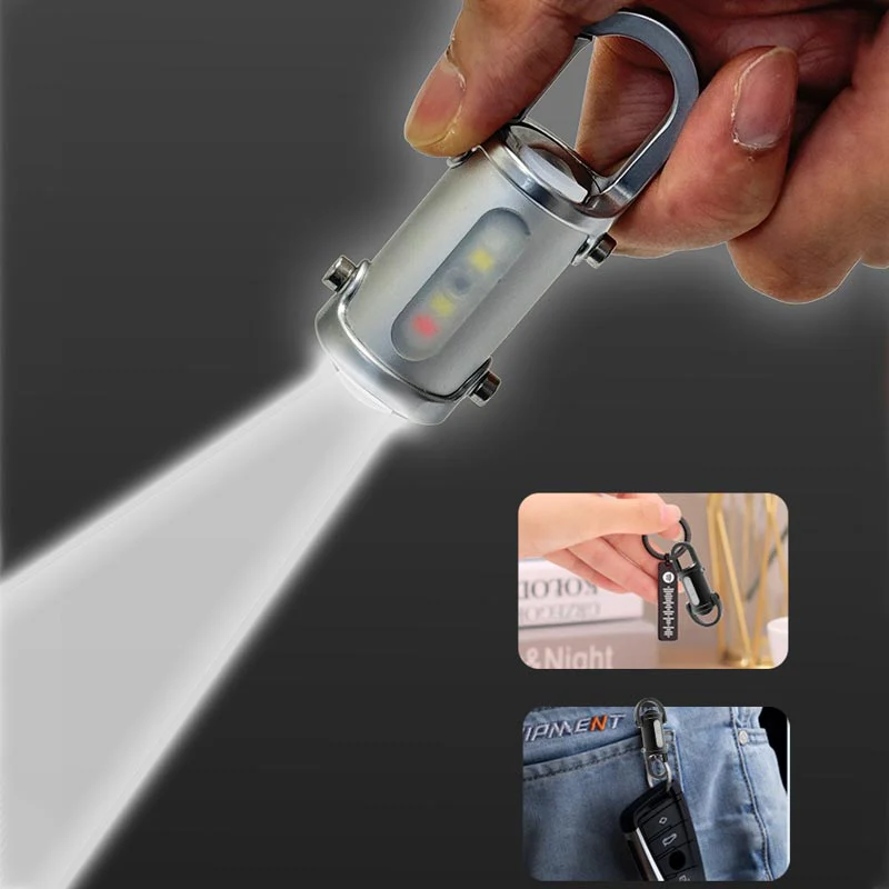 🔥Hot Sale🔥1200LM Super Bright Mini Keychain Flashlight Waterproof
