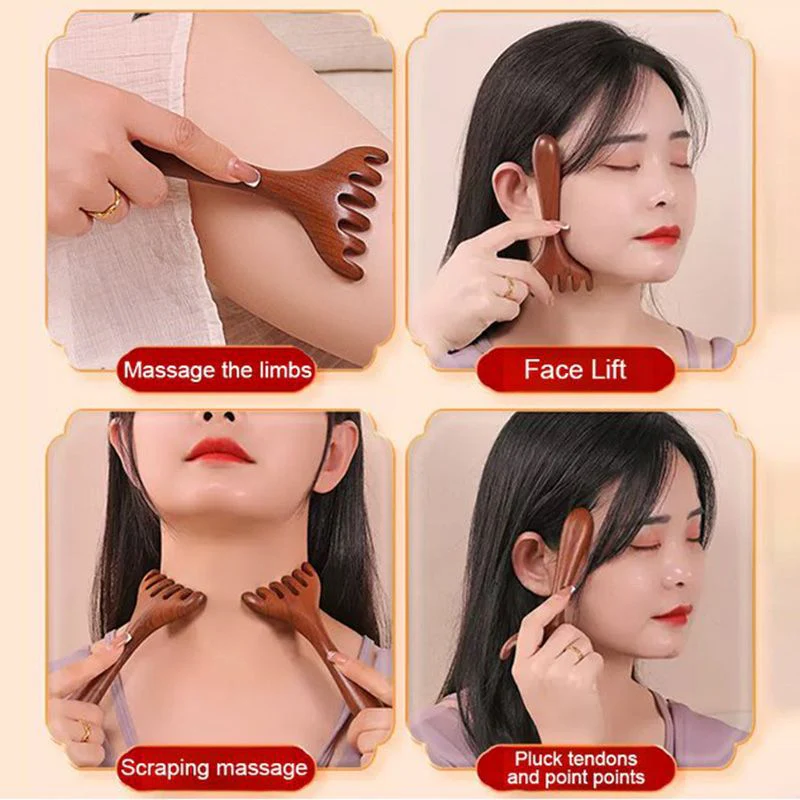 Six-claw Meridian Massage Comb