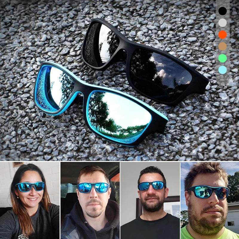 🎁2024 New Year Hot Sale🎁Outdoor Sports Sunglasses with Anti-glare Polarized Lens😎😎