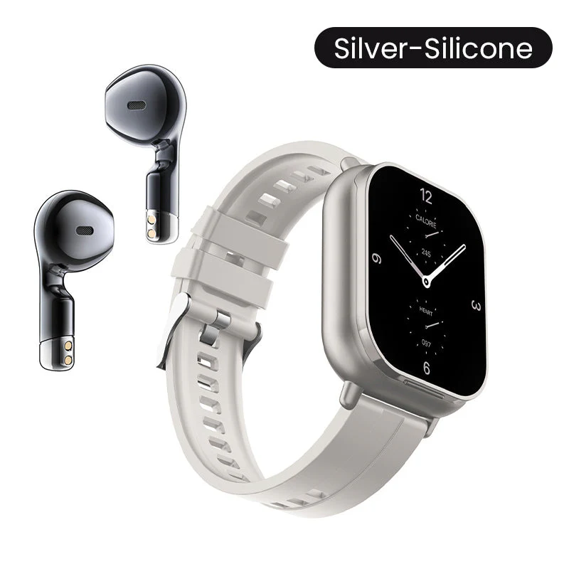 🔥2025 new hot sale🔥 2-in-1 Bluetooth Earphones Smartwatch