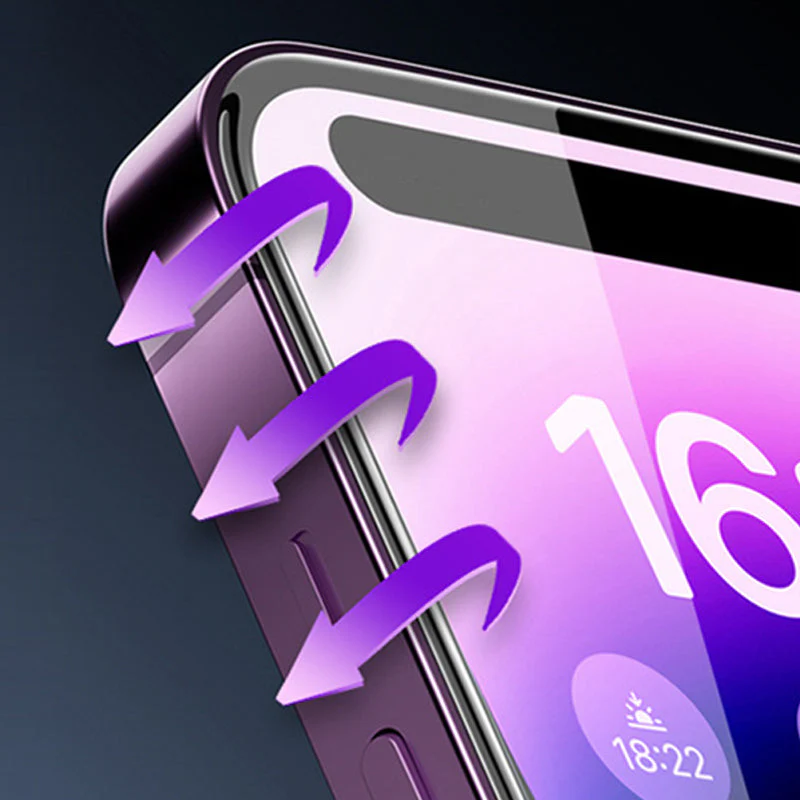 Tempered Glass Anti-peeping Screen Protector For iPhone