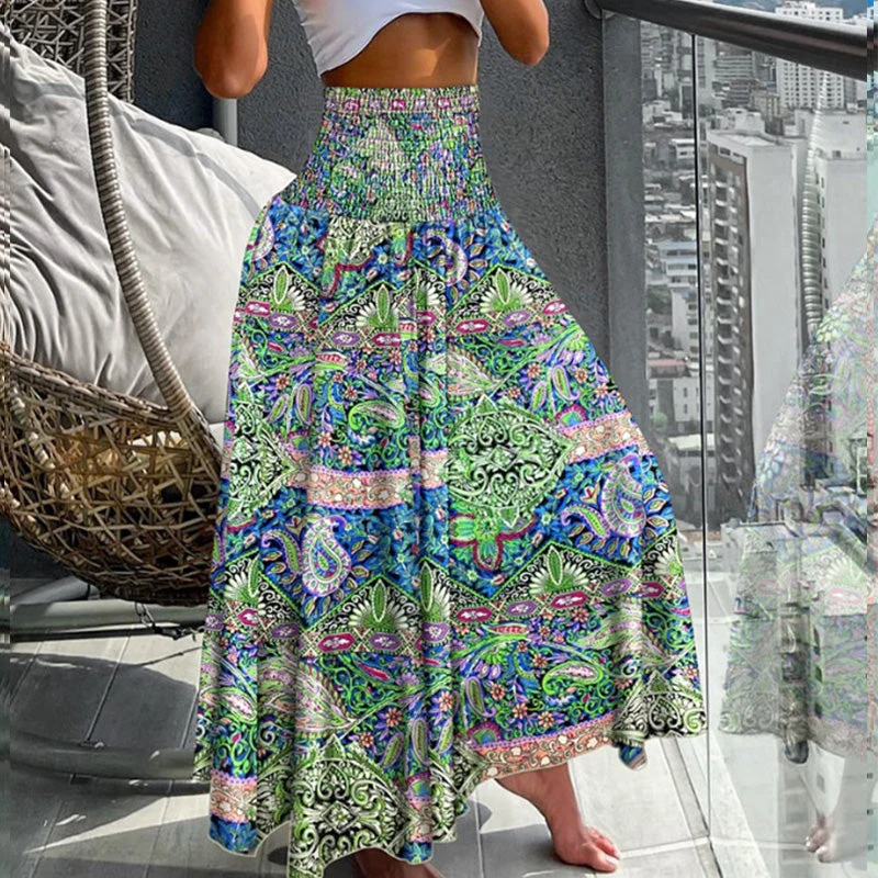 🔥2025 New Arrival🔥 casual fashion floral skirt with half body