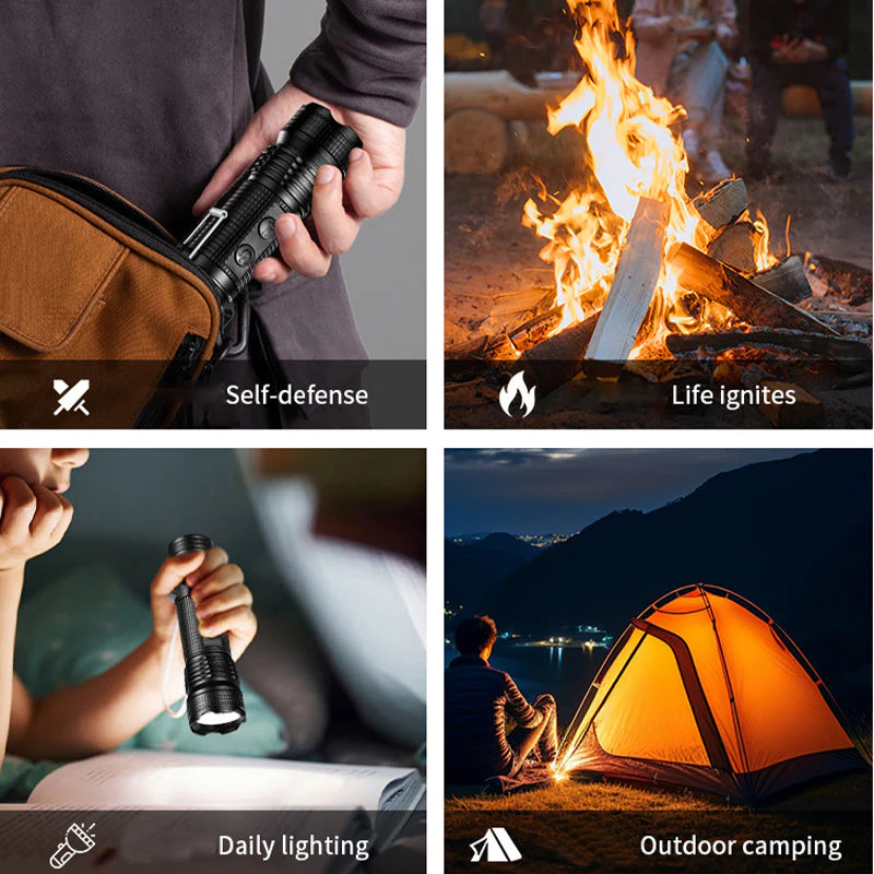 ⚡2025 new hot sale🔥 4 in 1 Outdoor LED Flashlight