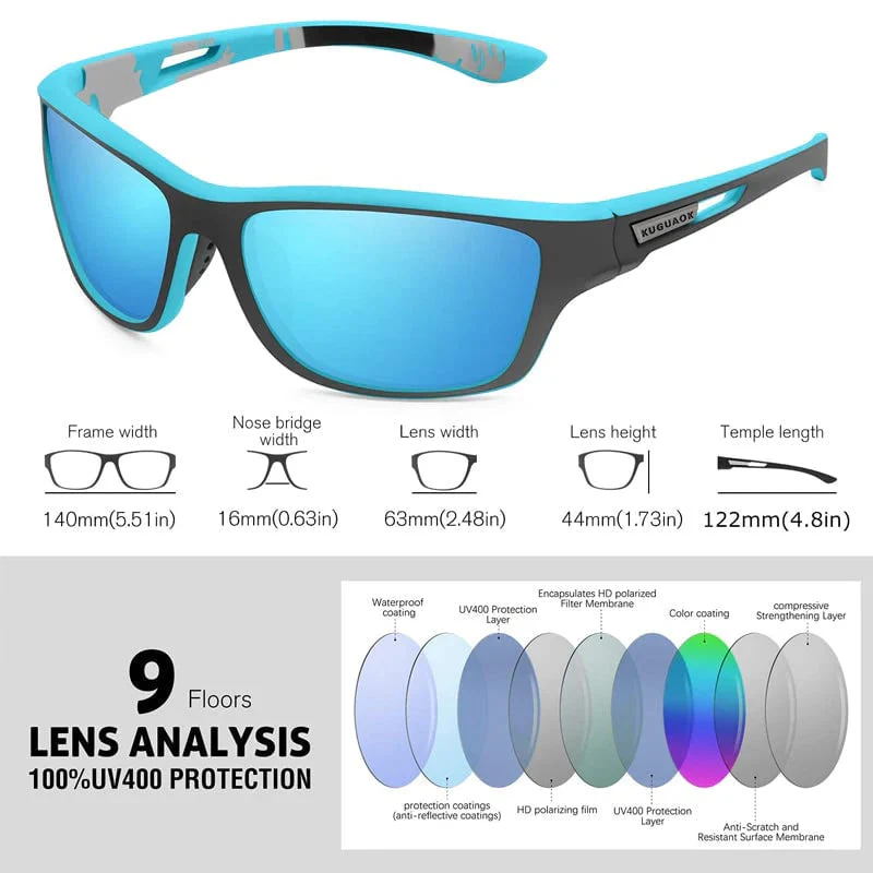 🎁2024 New Year Hot Sale🎁Outdoor Sports Sunglasses with Anti-glare Polarized Lens😎😎