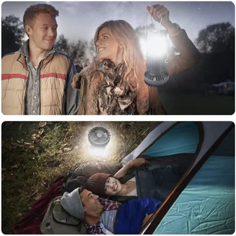 🔥HOT SALE - 49% OFF🔥2-in-1 Adventure Solar Light & Portable Fan