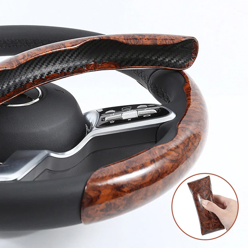 🍃🍃Carbon Fiber Pattern Laser Ultra-thin Non-slip Universal Car Steering Wheel Cover