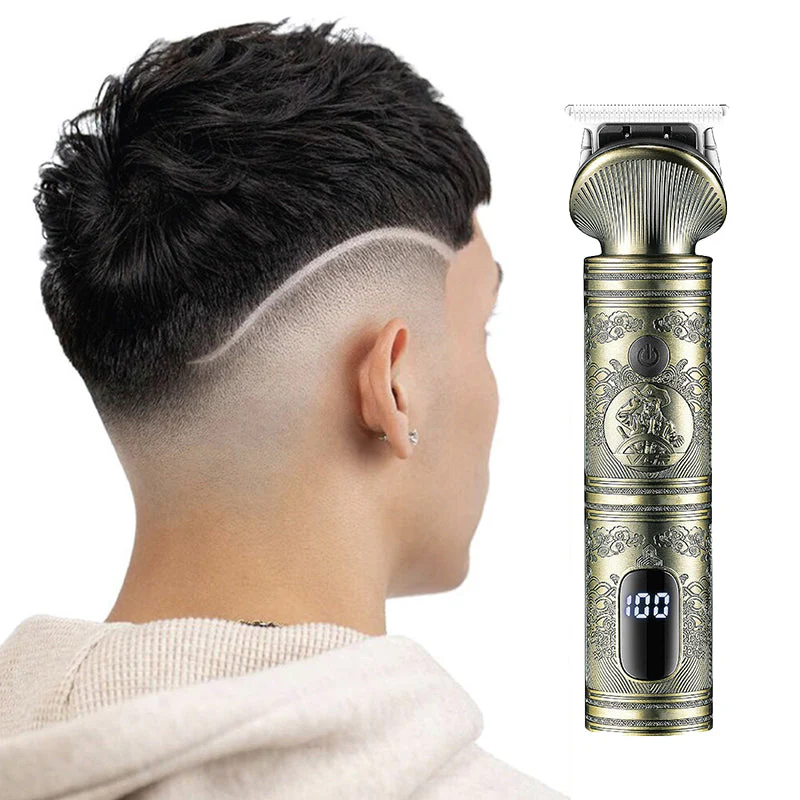 Men's Rechargeable Cordless Hair Clipper Kit