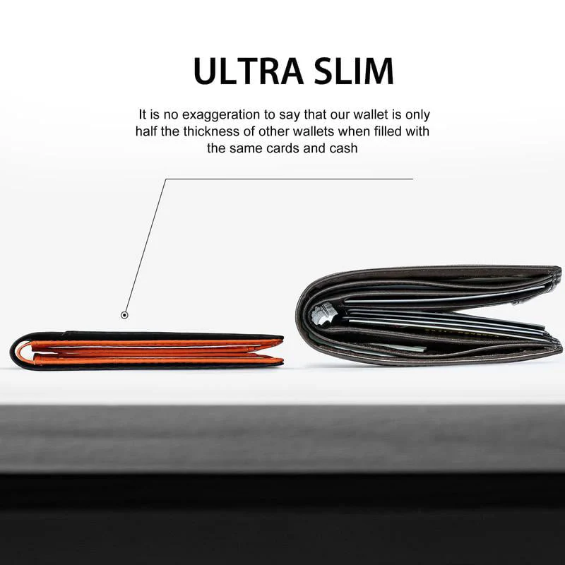 🔥Father's Day Sale -60% OFF!-Men's Slim Wallet with RFID Blocking🎁BUY 2 FREE SHIPPING