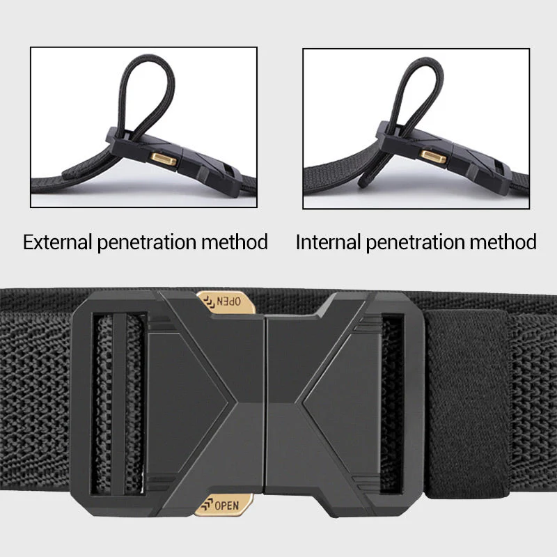 Quick Release Metal Buckle Tactical Belt