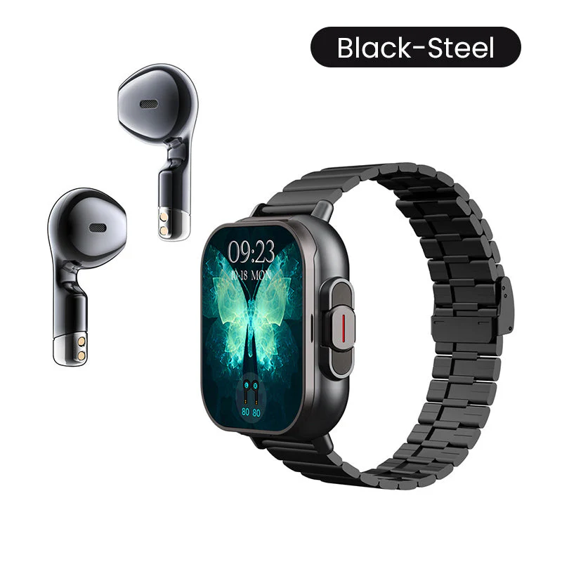 🔥2025 new hot sale🔥 2-in-1 Bluetooth Earphones Smartwatch