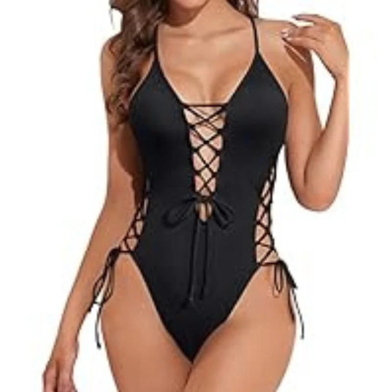 🔥New Arrival 2025🔥Women's Sexy V-Neck One Piece Swimsuit