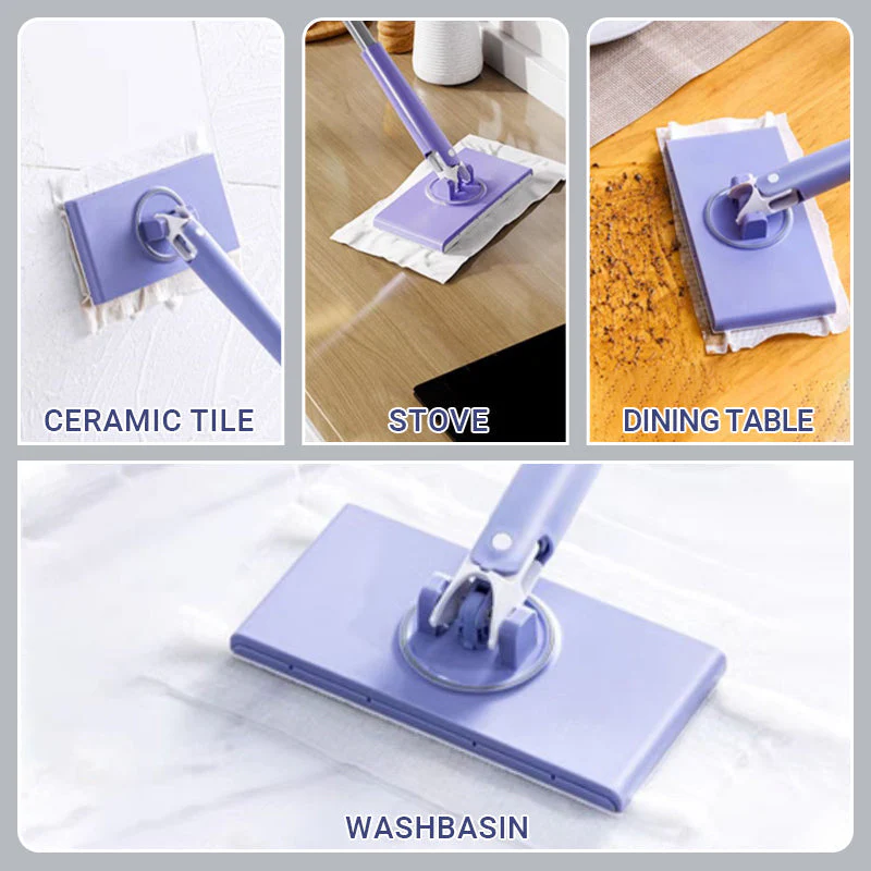 💥HOT SALE💥Automatic wet wipes, cleaning mop【multi-purpose for bedroom, bathroom and kitchen】💞does not dirty hands, very convenient💞