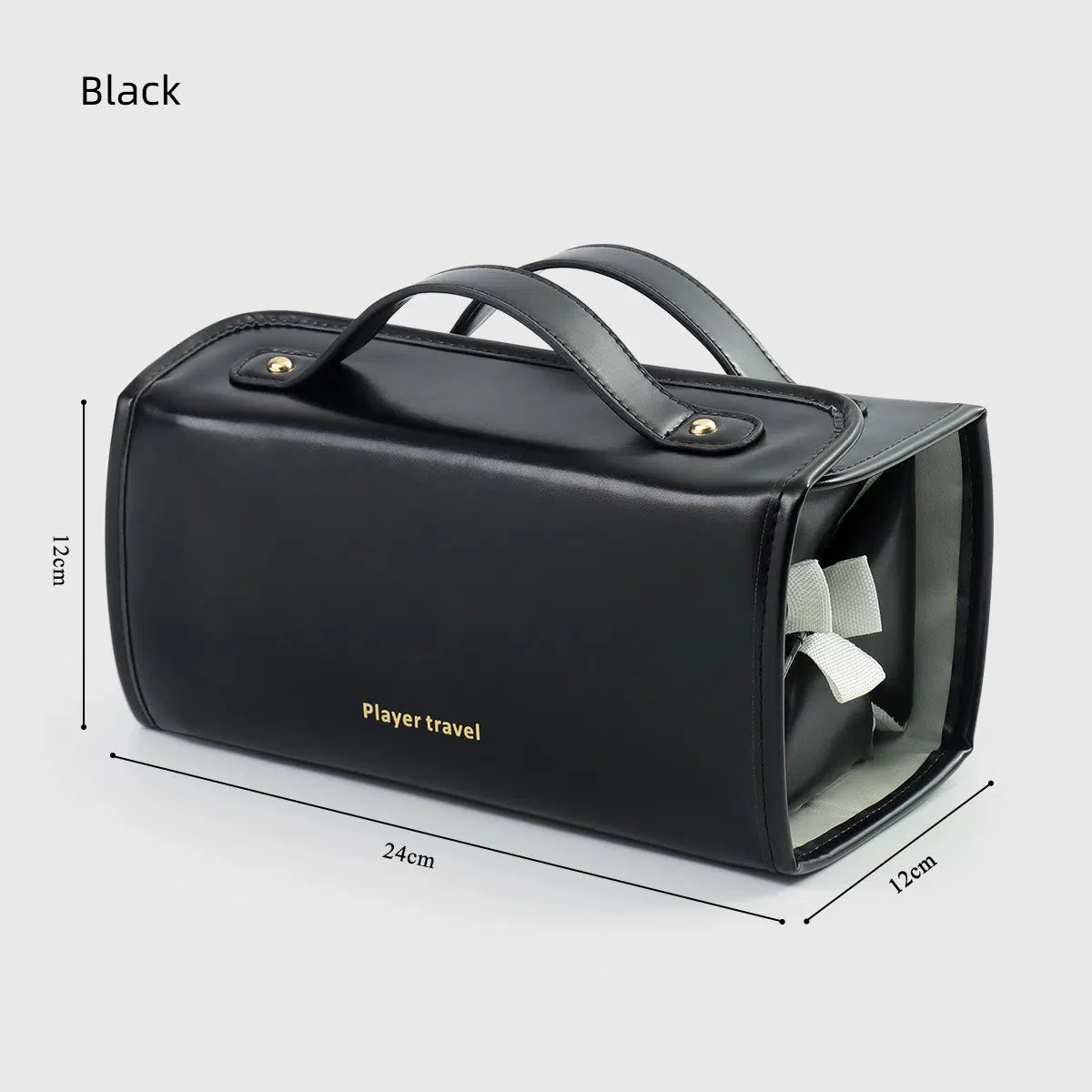 Leather Waterproof Cosmetic Bag