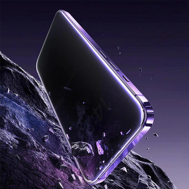 Tempered Glass Anti-peeping Screen Protector For iPhone