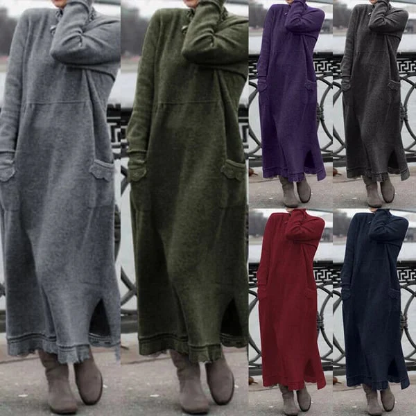 š„Last Day Sale 49%š„Loose plus size lace maxi dress