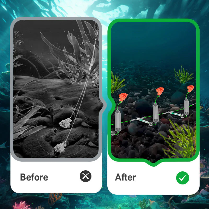 🔥3 Hooks Anti Drift Bottom Fishing Rig