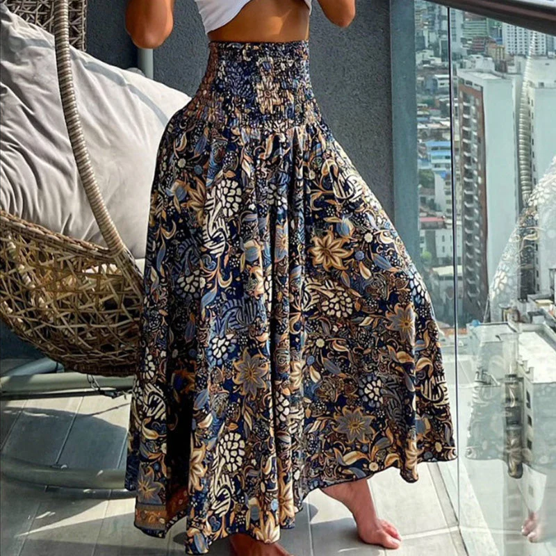 🔥2025 New Arrival🔥 casual fashion floral skirt with half body