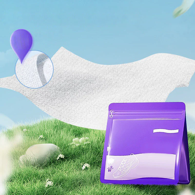 Disposable No-Rinse Shoe Cleaning Wipes