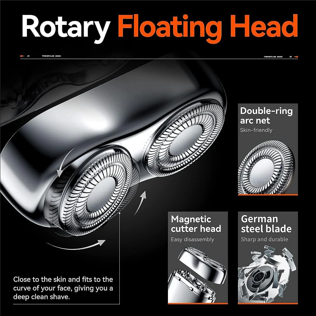 ✨HOT SALE✨2024 New Upgrade Pocket Shaver USB Mini Shavers for Men Rechargeable Waterproof Compact Electric Razor for Home, Car, Travel