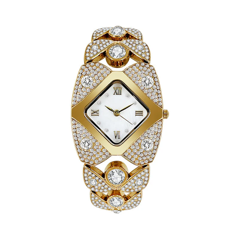 ⏳ Limited time 50% off! 💥Women's Retro Quartz Watch with Sparkling Rhinestones