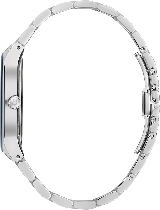 Men's Multifunction Three-Hand Quartz Watch with Diamond Dial and Edge Crystal