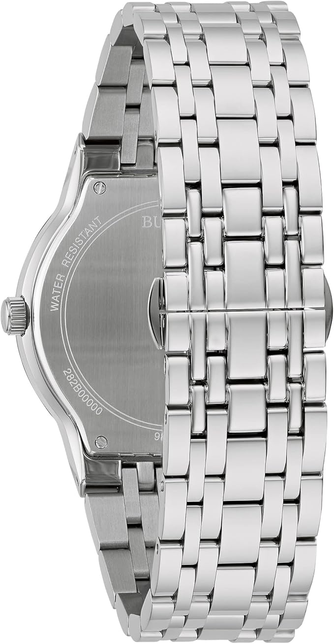 Men's Multifunction Three-Hand Quartz Watch with Diamond Dial and Edge Crystal