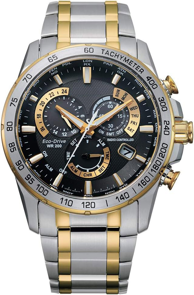 Men's Eco-Drive Sport Luxury PCAT Chronograph Watch