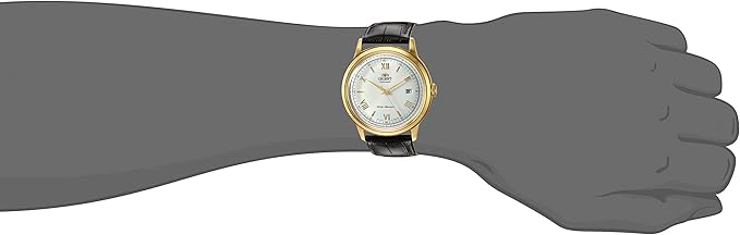 Men's Automatic Stainless Steel and Leather Dress Watch