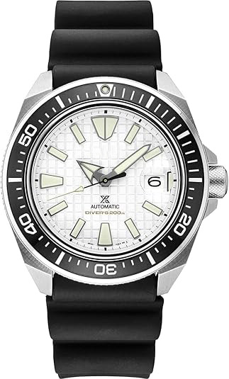 Men's Automatic Diving Watch - LumiBrite Hands, Magnified Date Calendar - 200m Water Resistance