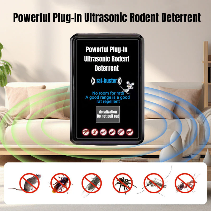 š„2025 Hot Saleš„Powerful Plug-In Ultrasonic Rodent Deterrent